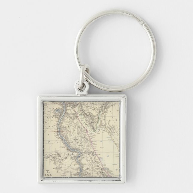 Egypt, Arabia Petraea, Nubia Keychain (Front)