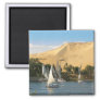Egypt, Aswan, Nile River, Felucca sailboats, 2 Magnet