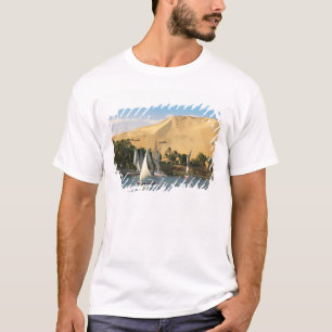 Egypt, Aswan, Nile River, Felucca sailboats, 2 T-Shirt