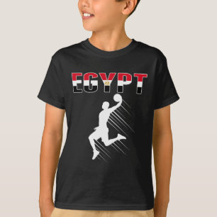 Egypt Basketball Fans Jersey - Egyptian Flag Slam T-Shirt