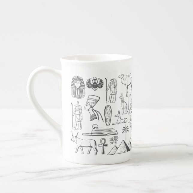 egypt bone china mug (Left)