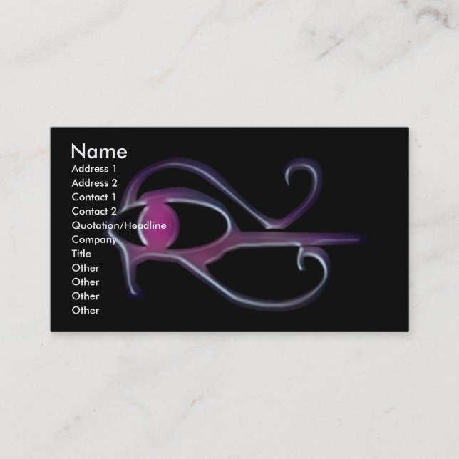Egypt Business Card (Front)