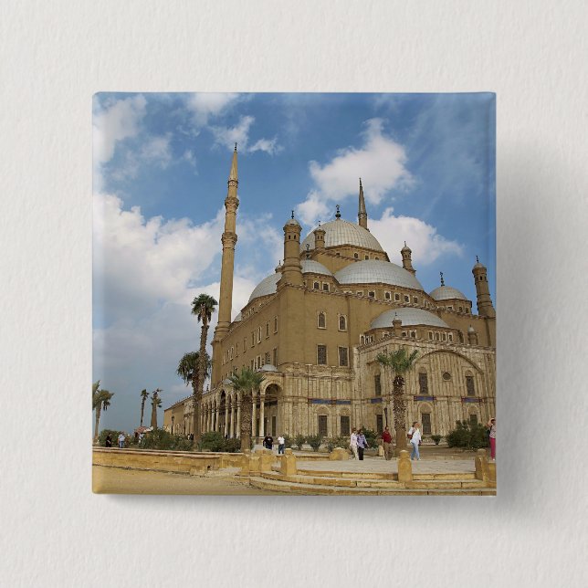 Egypt, Cairo, Citadel, Muhammad Ali Mosque 2 Button (Front)