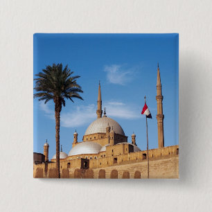 Egypt, Cairo, Citadel, Muhammad Ali Mosque Pinback Button