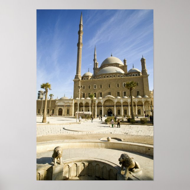 Egypt, Cairo. The imposing Mohammed Ali Mosque Poster (Front)
