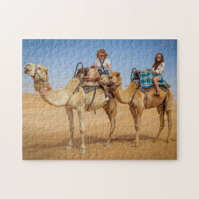 Egypt camel desert jigsaw puzzle (Horizontal)