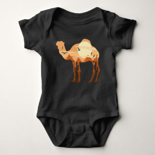Egypt Camel Pyramids Desert Sunset Baby Bodysuit