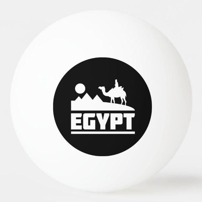 Egypt Camel Silhouette Ping-Pong Ball (Front)