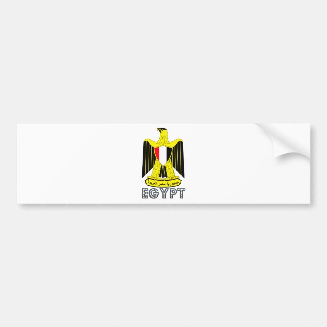 Egypt Coat of Arms Bumper Sticker (Front)