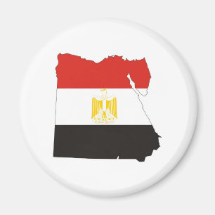 egypt country flag map magnet