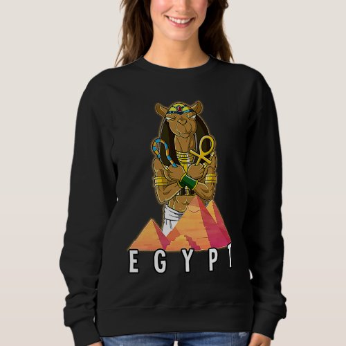 Egypt Egyptian Camel Pharaoh Sweatshirt