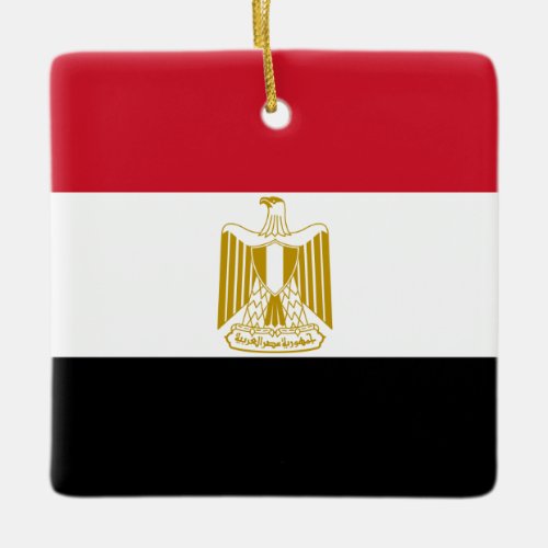 Egypt Egyptian Flag Ceramic Ornament