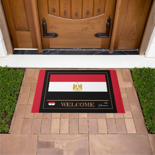 Egypt  Egyptian Flag house mats sports Welcome