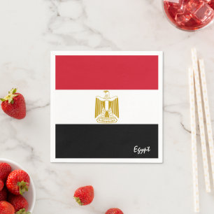 Egypt & Egyptian Flag party fashion /sports fans Napkins