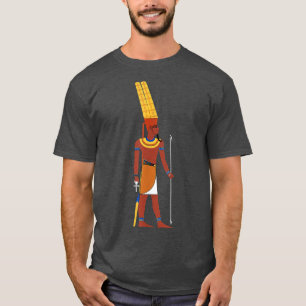 Egypt , Egyptian God Amun King Deity Scepter Tshir T-Shirt