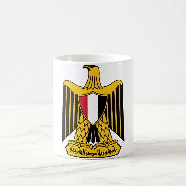 egypt emblem coffee mug (Center)