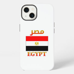 Egypt Flag مصر Arabic & English WordArt iPhone 13 Case