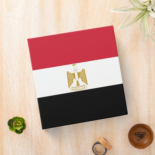 Egypt flag 3 ring binder (In Situ)