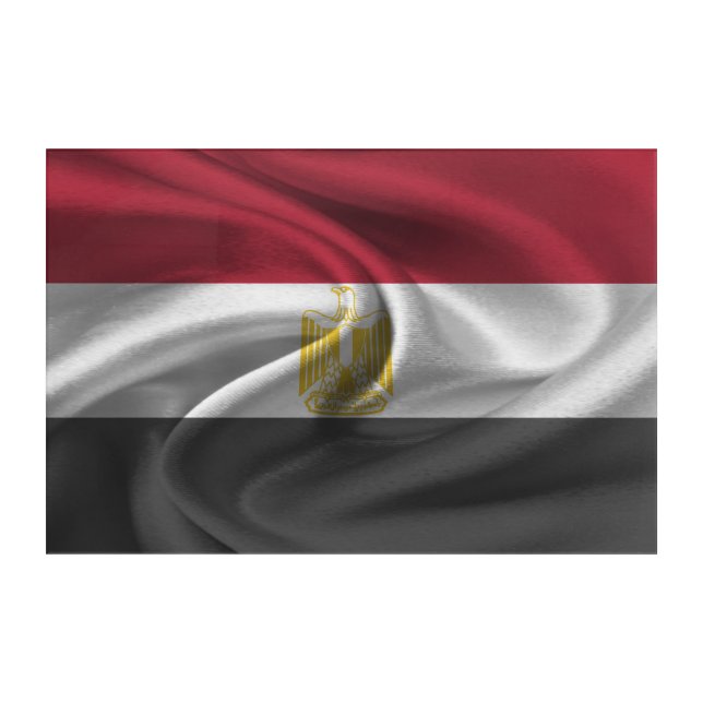 Egypt Flag Acrylic Print (Front)