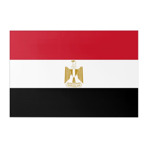 Egypt flag acrylic print