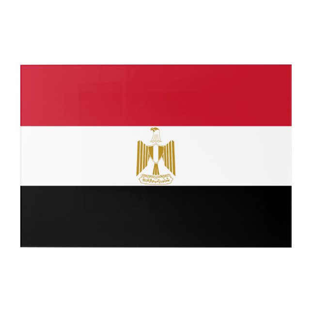 Egypt flag acrylic print (Front)