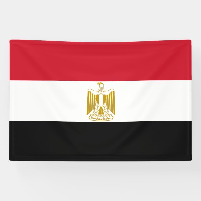 Egypt Flag Banner (Horizontal)