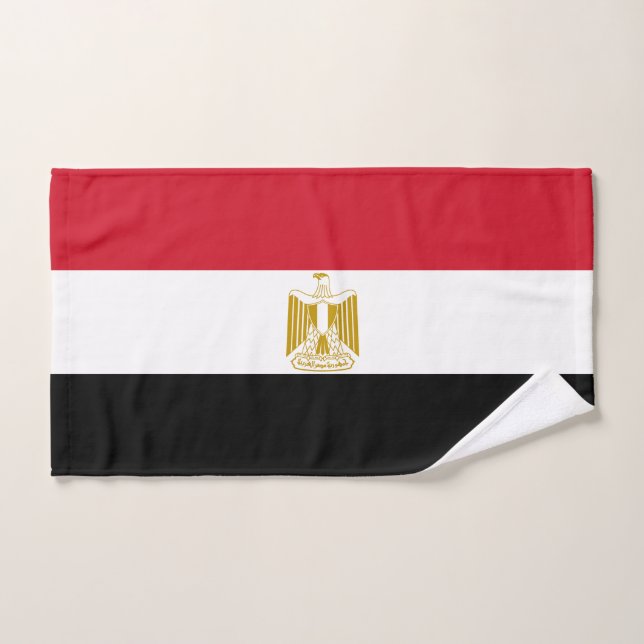 Egypt Flag Bath Towel Set (Hand Towel)