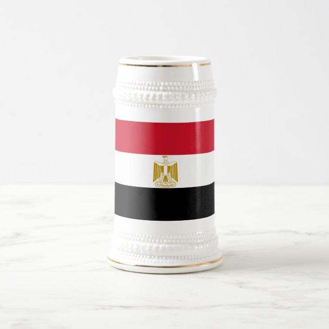 Egypt Flag Beer Stein (Center)