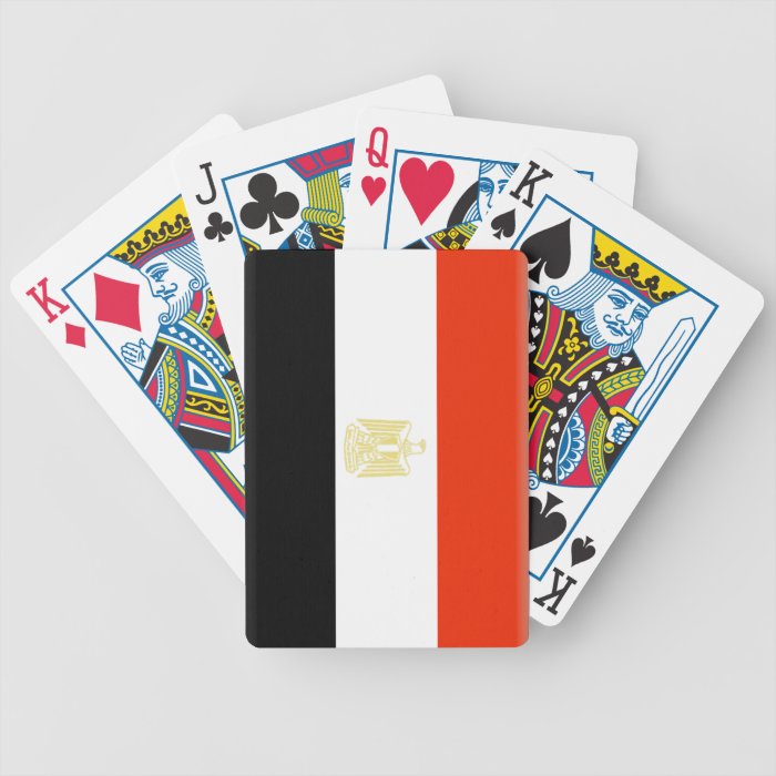 Egypt Flag Bicycle Playing Cards