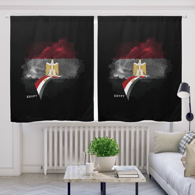 Egypt flag blackout curtains (Living Room)