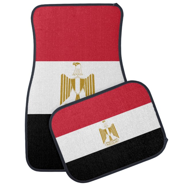 Egypt flag car floor mat (Set)