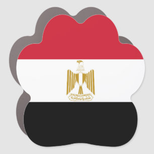 Egypt flag car magnet