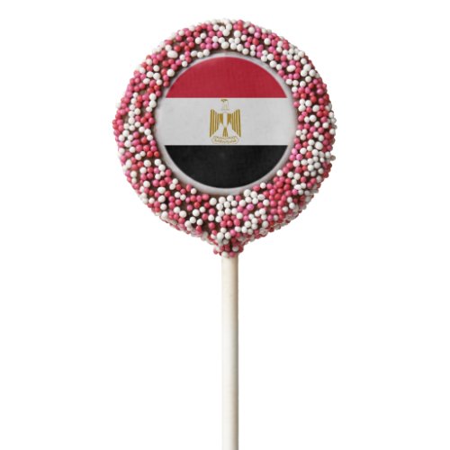 Egypt flag chocolate covered oreo pop
