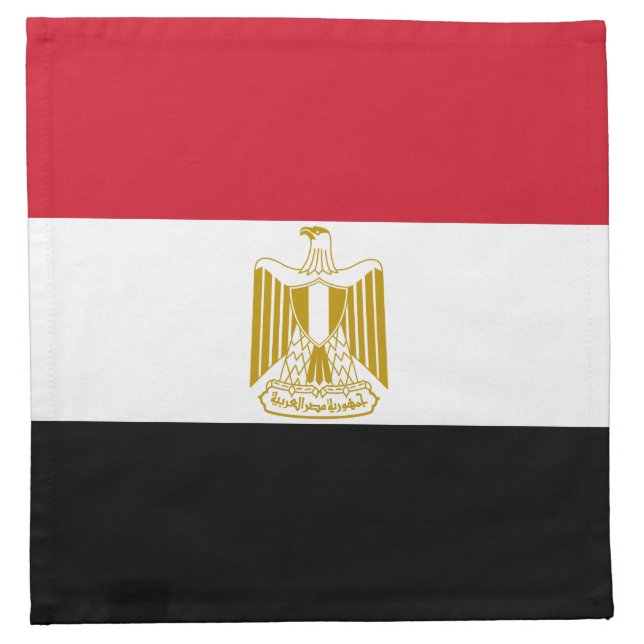 Egypt Flag Cloth Napkin (Front)