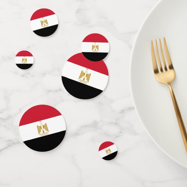 Egypt flag confetti (Group)