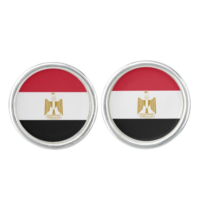 Egypt flag cufflinks (Front)
