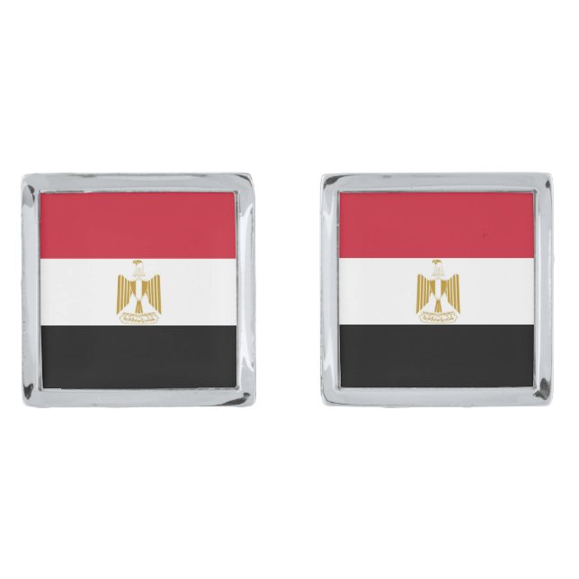Egypt flag cufflinks (Front)