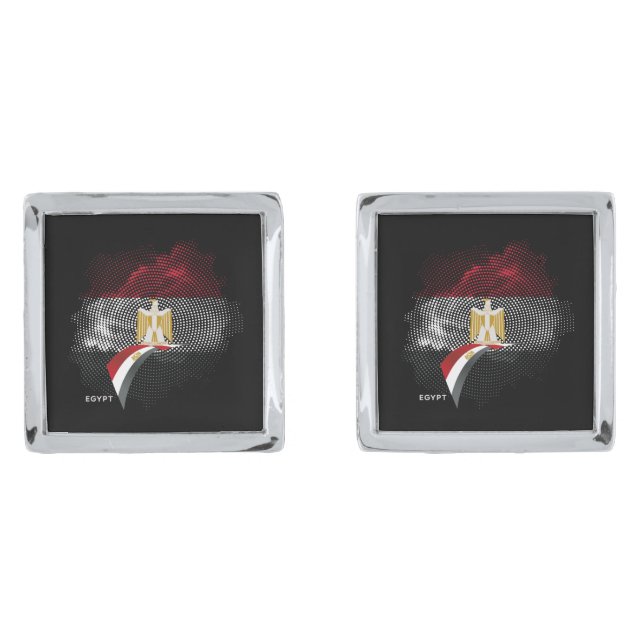 Egypt flag cufflinks (Front)