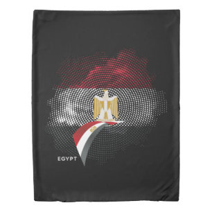Egypt flag duvet cover