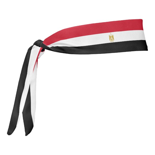 Egypt Flag Elegant Patriotic Tie Headband (Rotate 270)