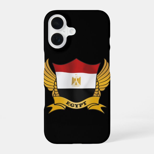 Egypt Flag Emblem Iphone Case (Back)