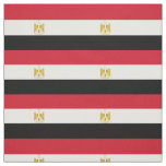 Egypt Flag Fabric