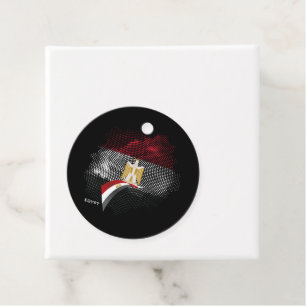 Egypt flag favor tags