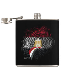 Egypt flag flask