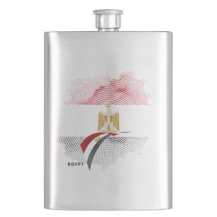 Egypt flag flask