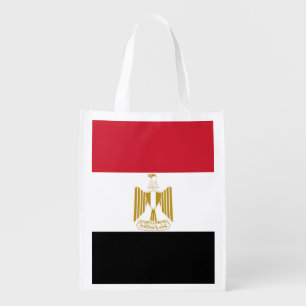 Egypt flag grocery bag