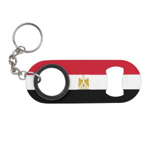 Egypt Flag Keychain Bottle Opener