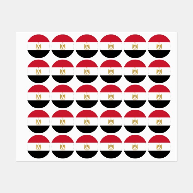 Egypt flag labels (Sheet)