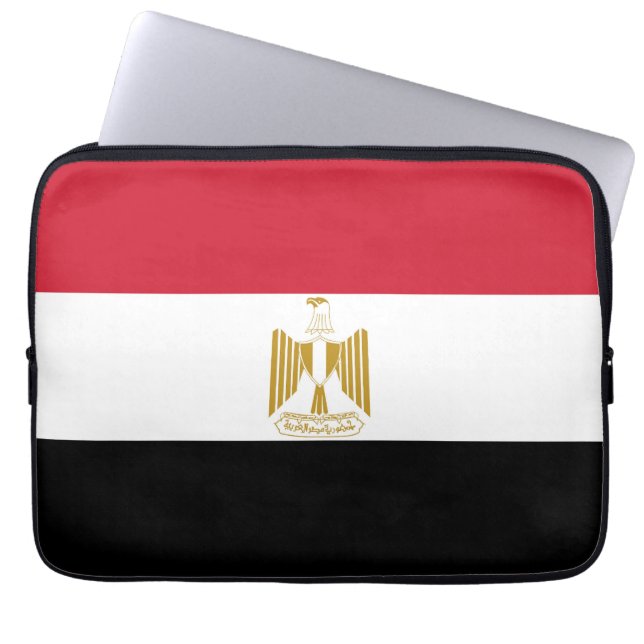 Egypt flag laptop sleeve (Front)