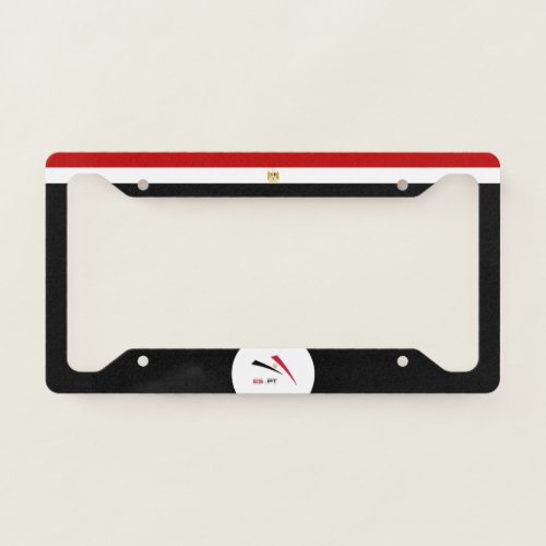 Egypt flag license plate frame